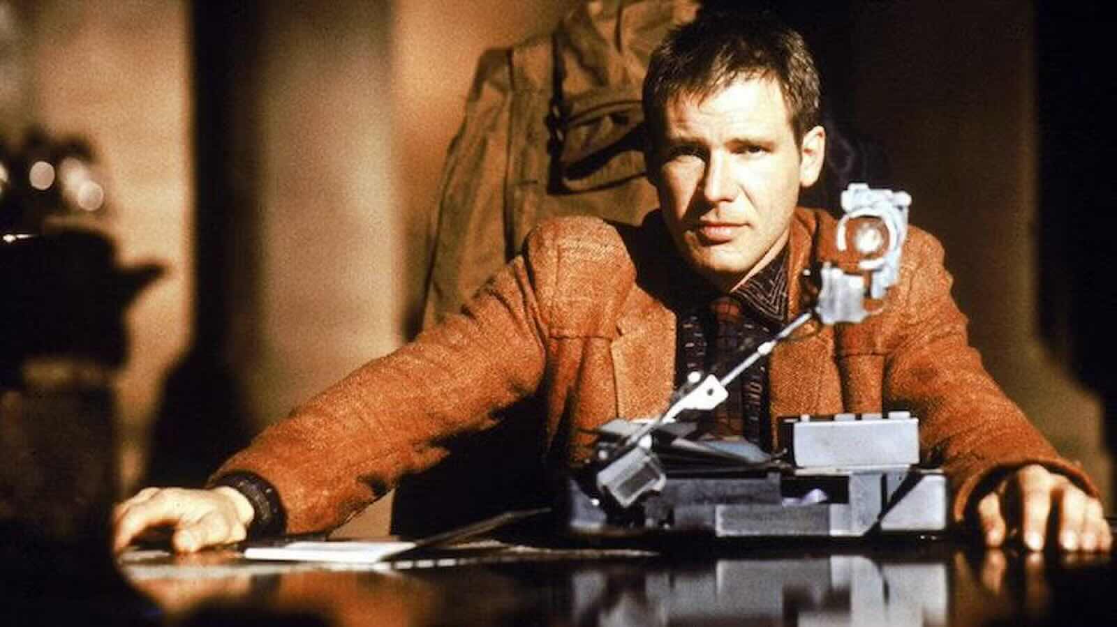 Harrison Ford in Blade Runner giving a Voight-Kampff Test